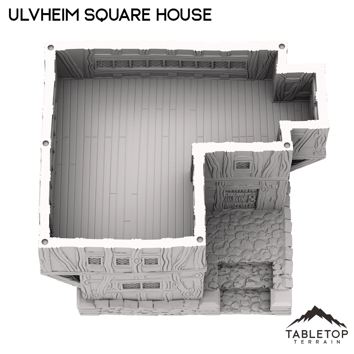 Tabletop Terrain Building Ulvheim Square House - Fantasy Building 2