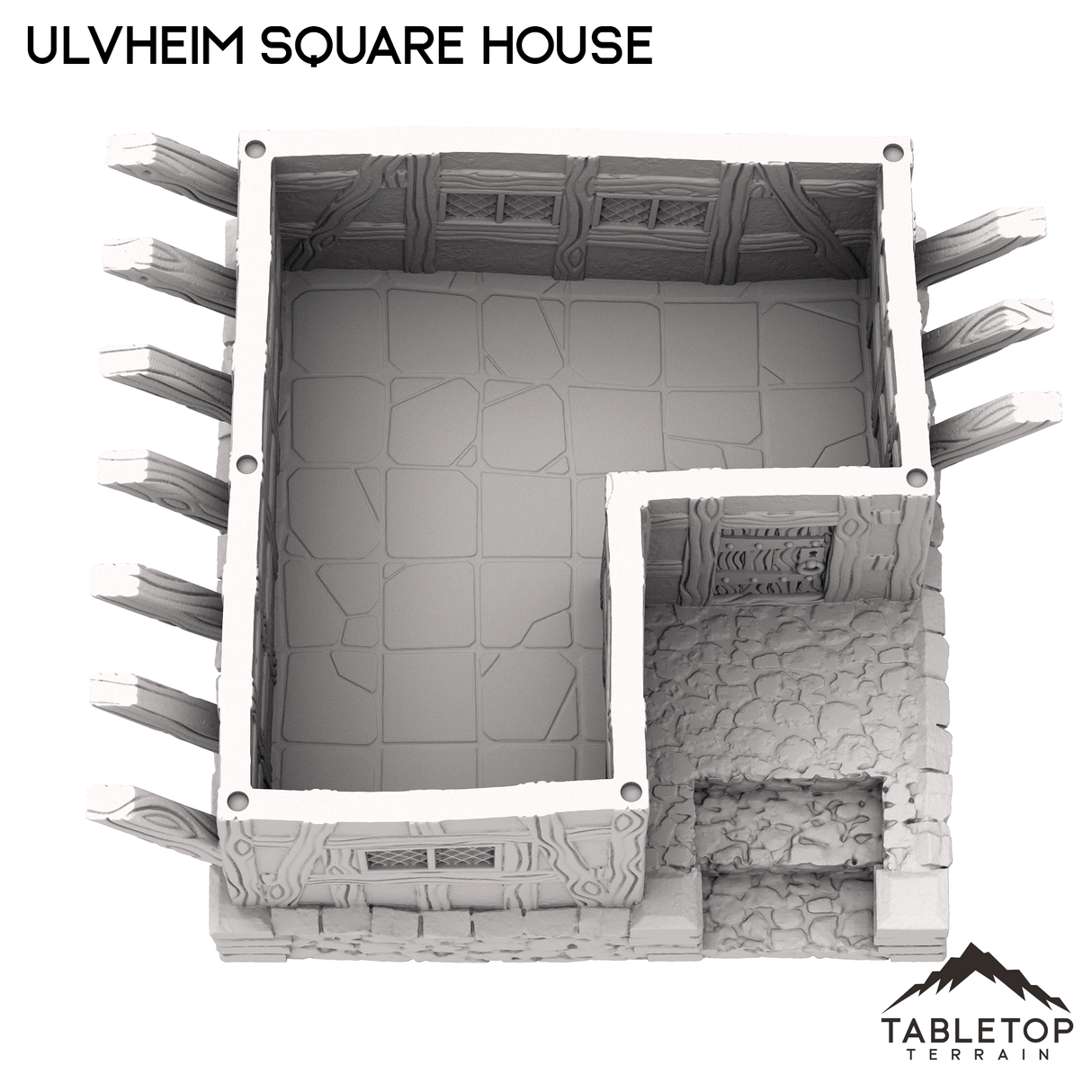 Tabletop Terrain Building Ulvheim Square House - Fantasy Building 2
