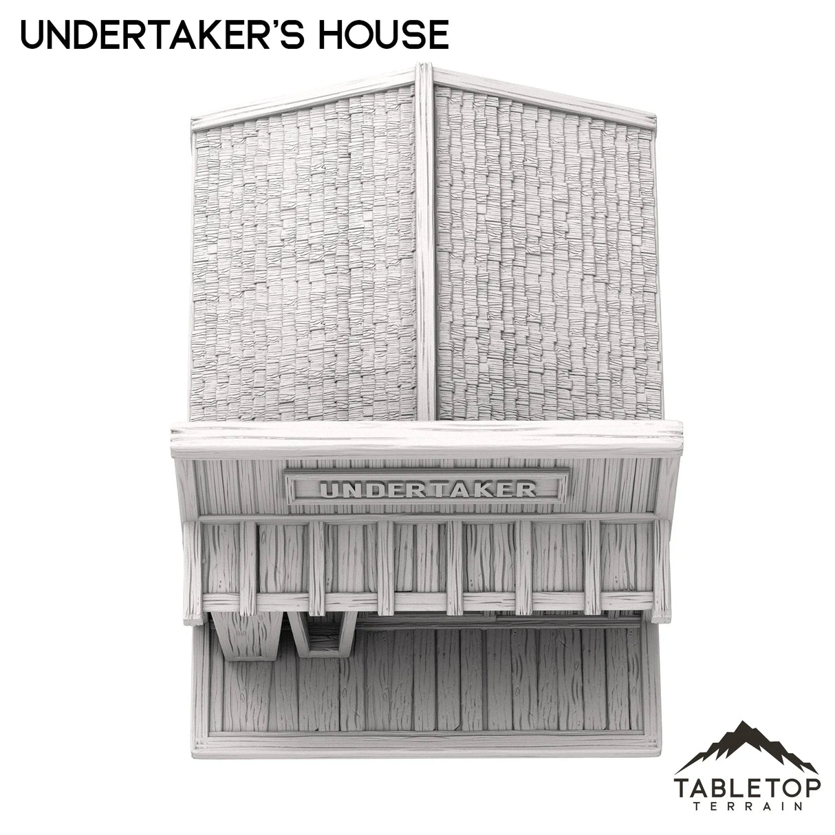 Tabletop Terrain Building Undertaker's House - Old Wild Western Rush