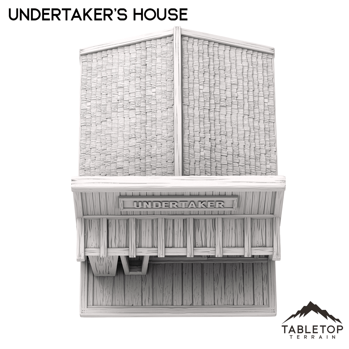 Tabletop Terrain Building Undertaker's House - Old Wild Western Rush