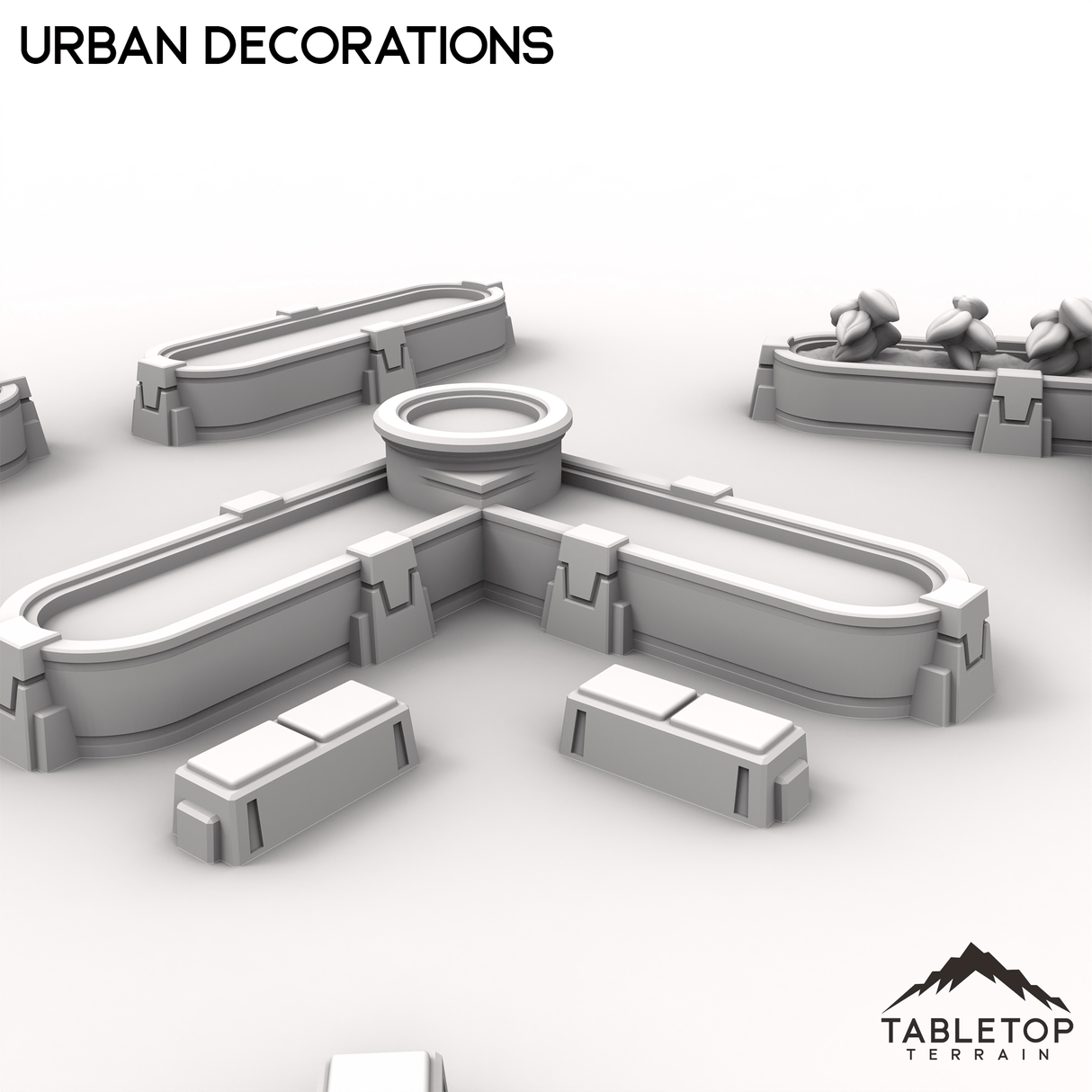 Tabletop Terrain Building Urban Decorations