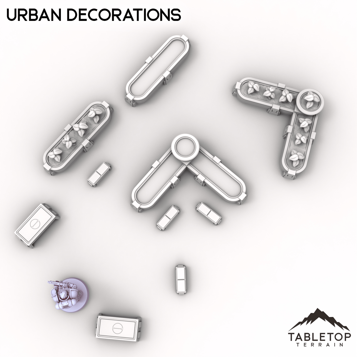 Tabletop Terrain Building Urban Decorations