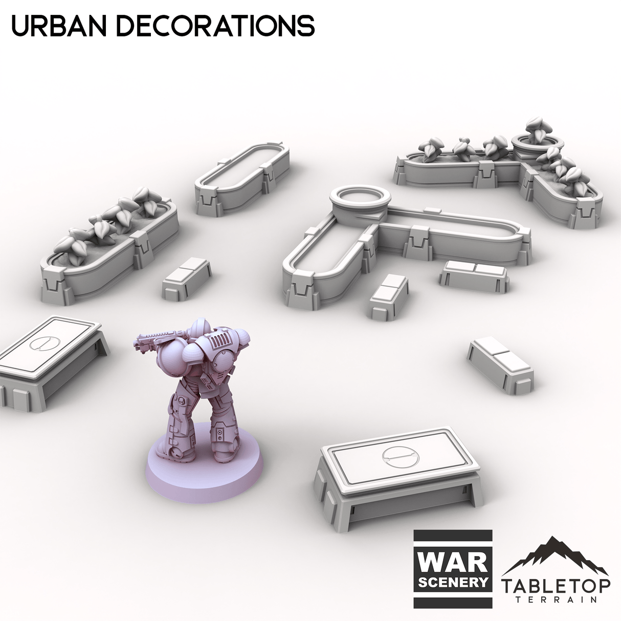 Tabletop Terrain Building Urban Decorations