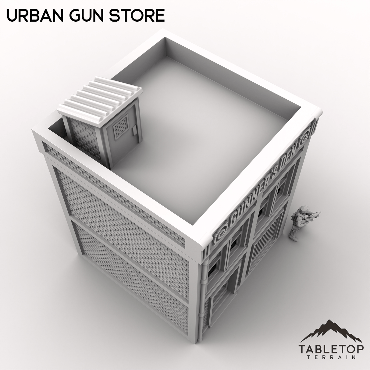 Tabletop Terrain Building Urban Gun Store