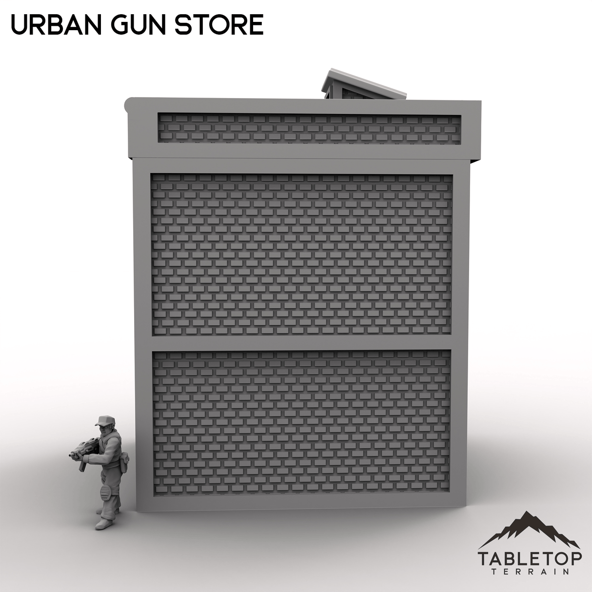 Tabletop Terrain Building Urban Gun Store