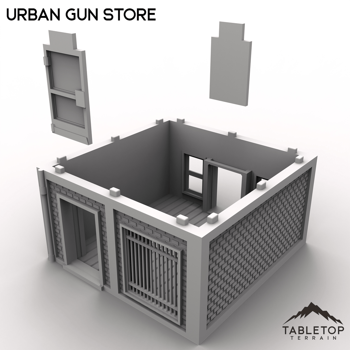 Tabletop Terrain Building Urban Gun Store