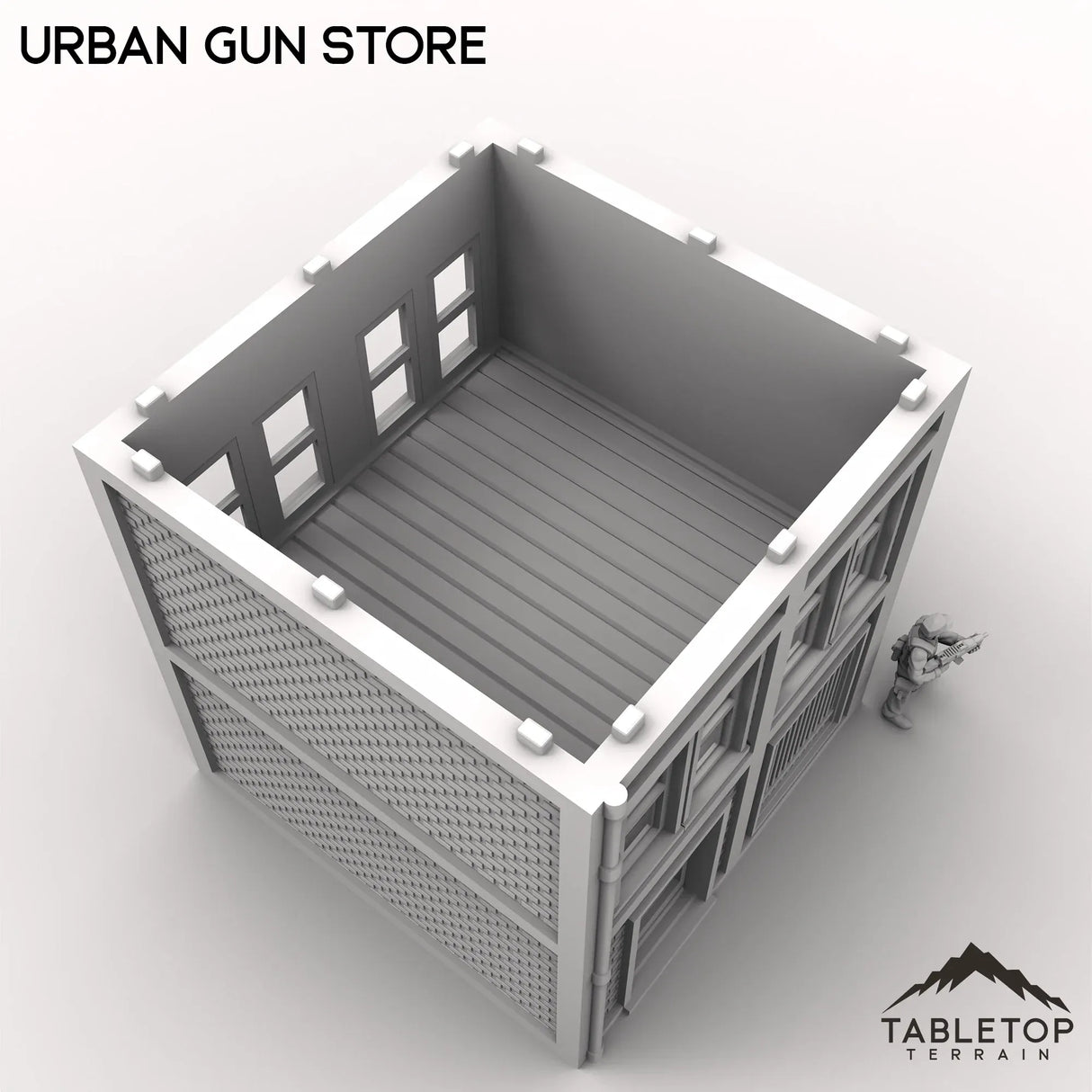 Tabletop Terrain Building Urban Gun Store
