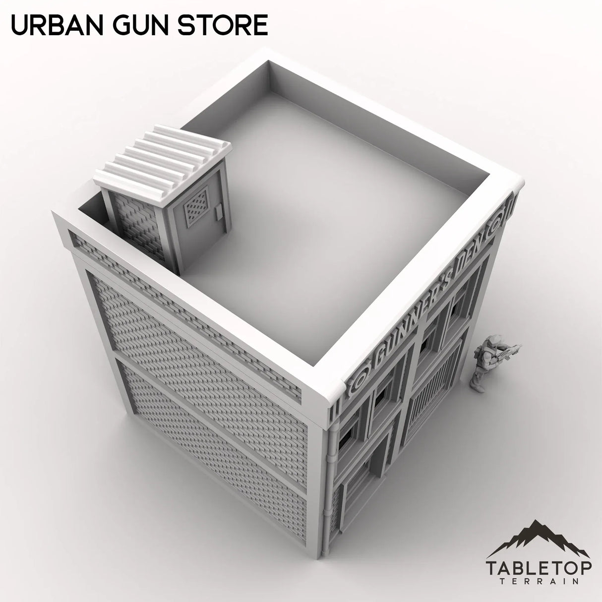 Tabletop Terrain Building Urban Gun Store