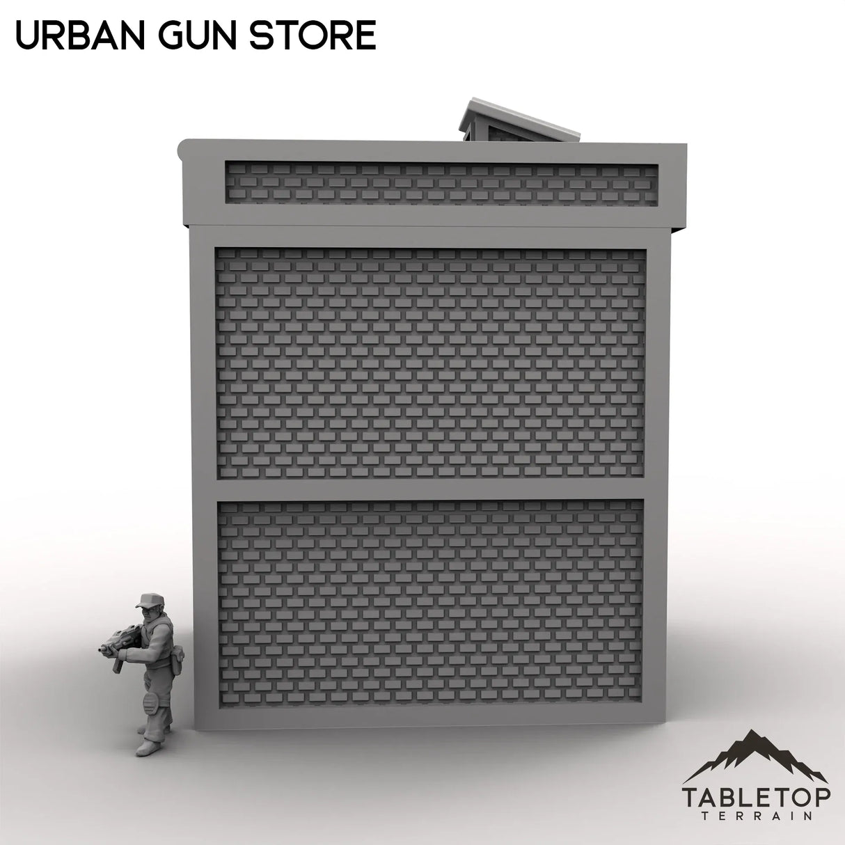 Tabletop Terrain Building Urban Gun Store