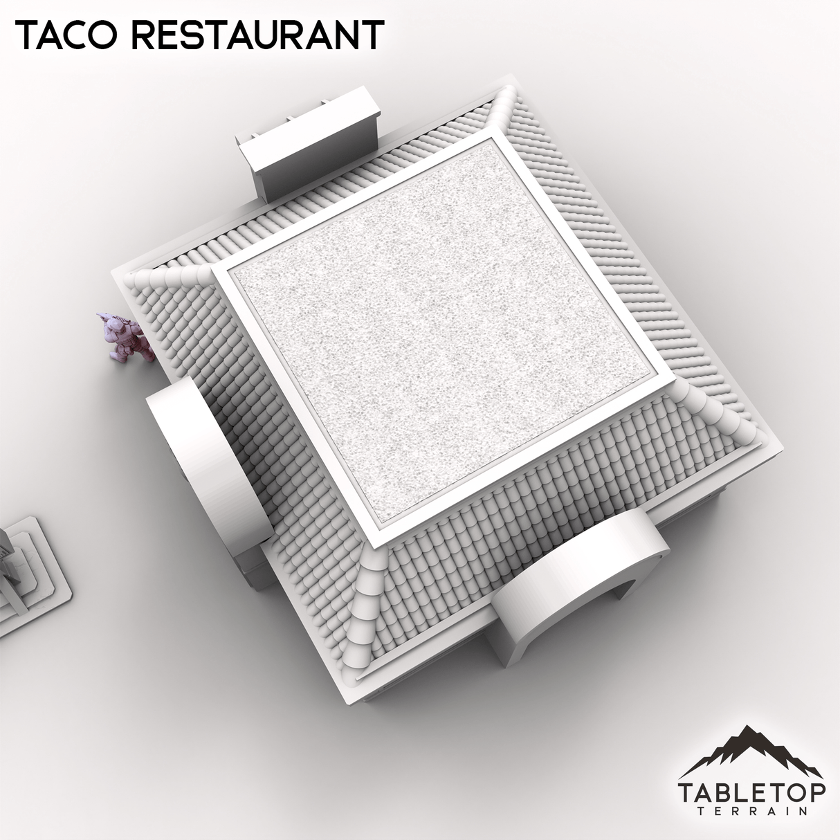 Tabletop Terrain Building Urban Taco Restaurant