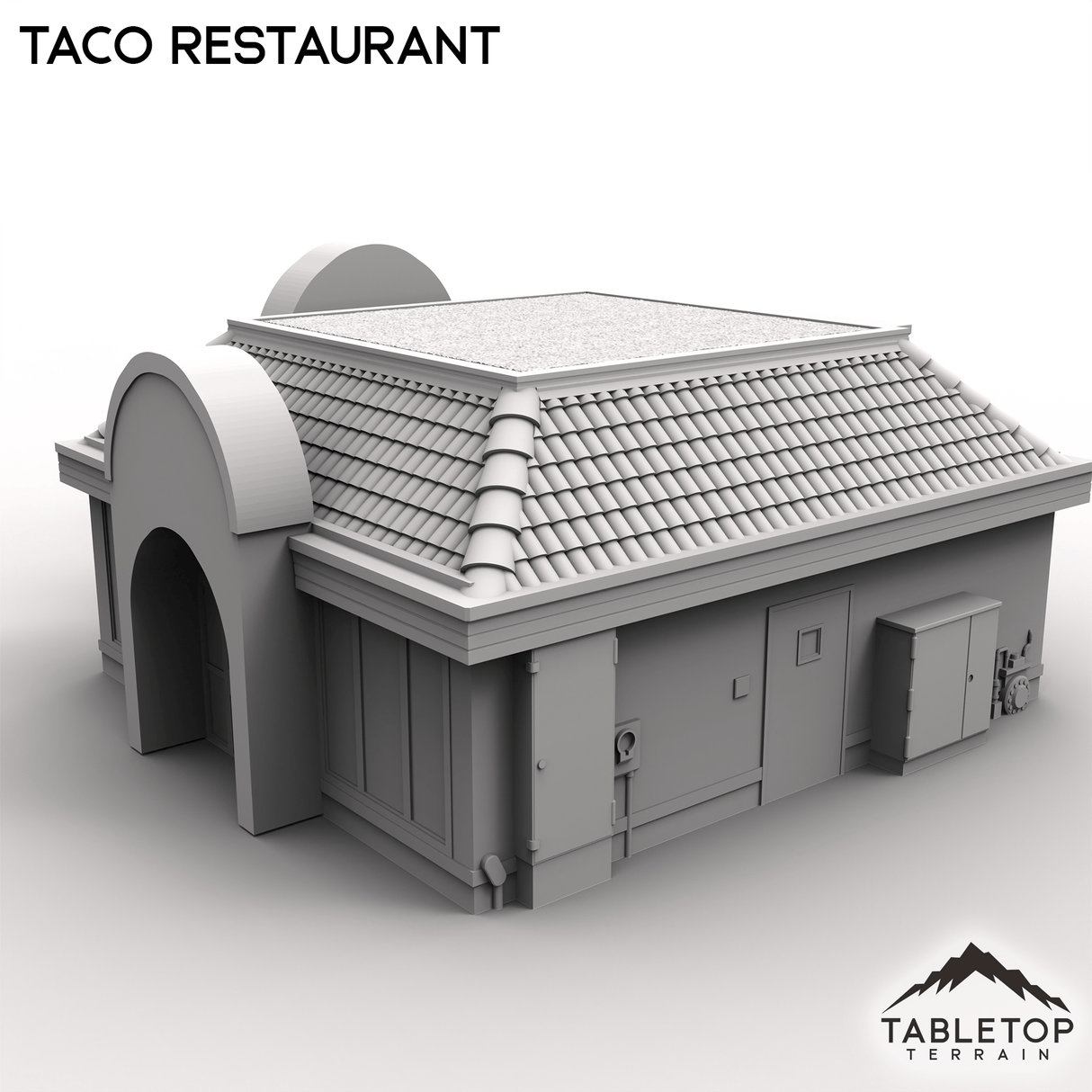 Tabletop Terrain Building Urban Taco Restaurant