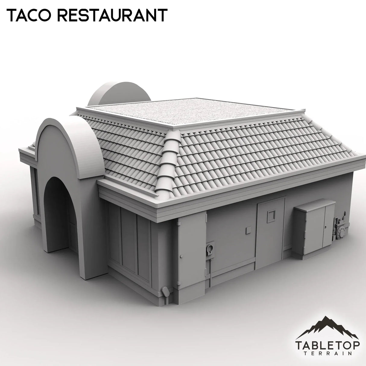 Tabletop Terrain Building Urban Taco Restaurant