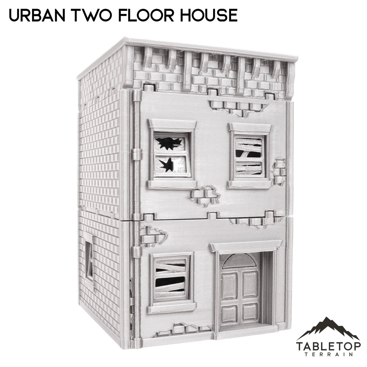 Tabletop Terrain Building Urban Two Floor Building - Marvel Crisis Protocol Building