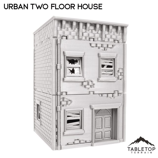 Tabletop Terrain Building Urban Two Floor Building - Marvel Crisis Protocol Building