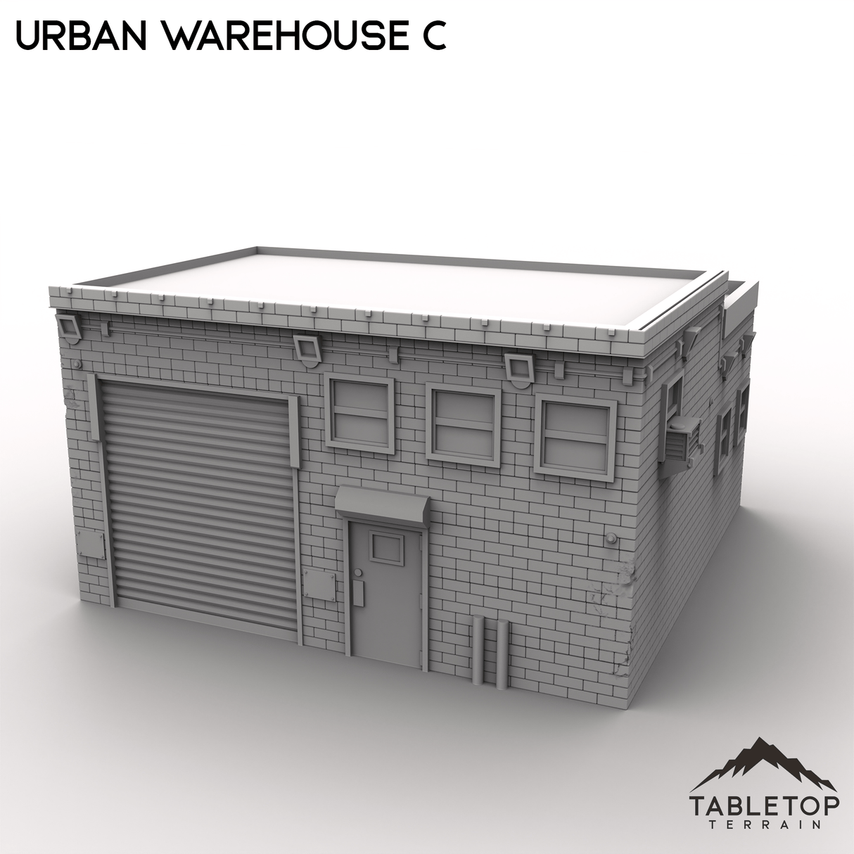 Tabletop Terrain Building Urban Warehouse C