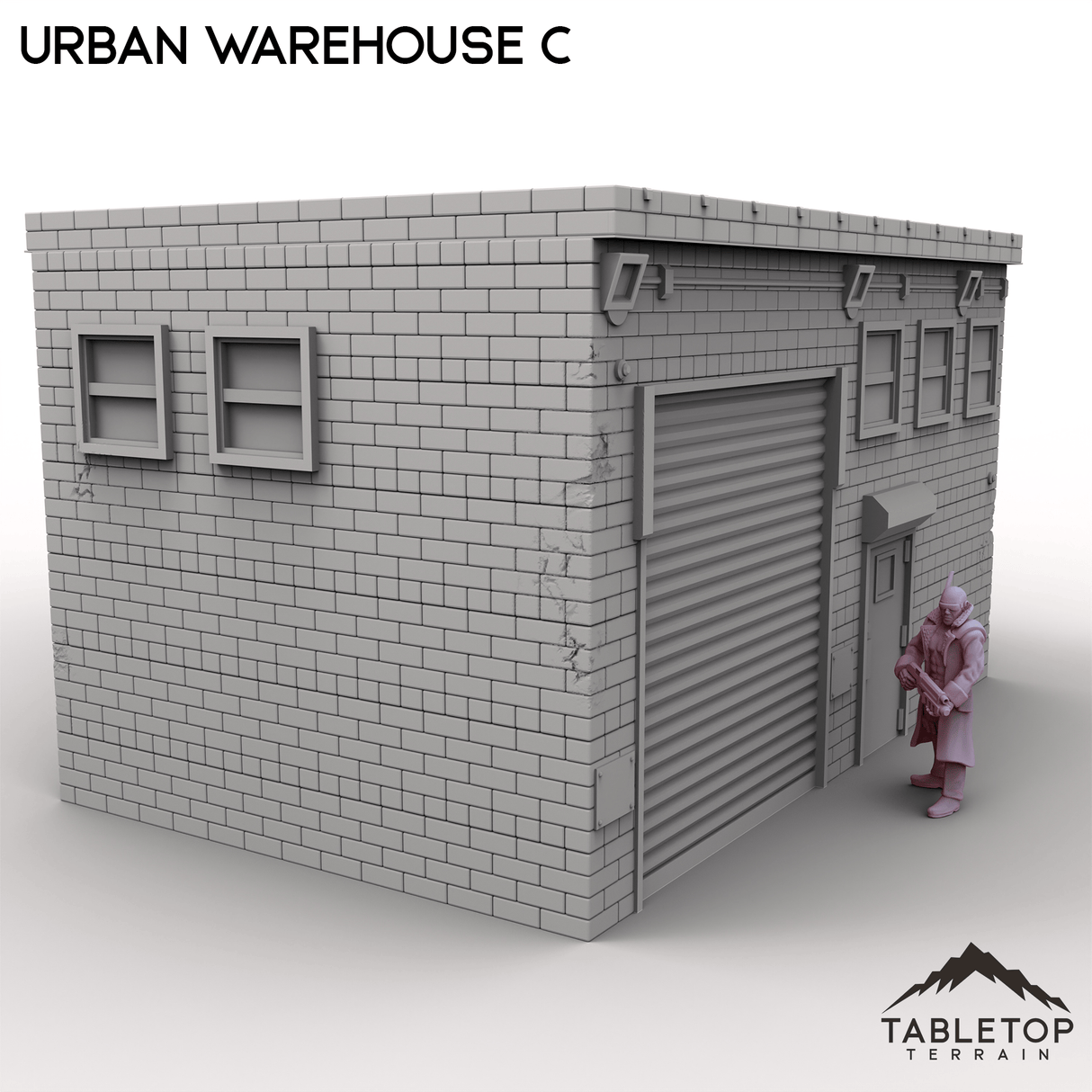 Tabletop Terrain Building Urban Warehouse C