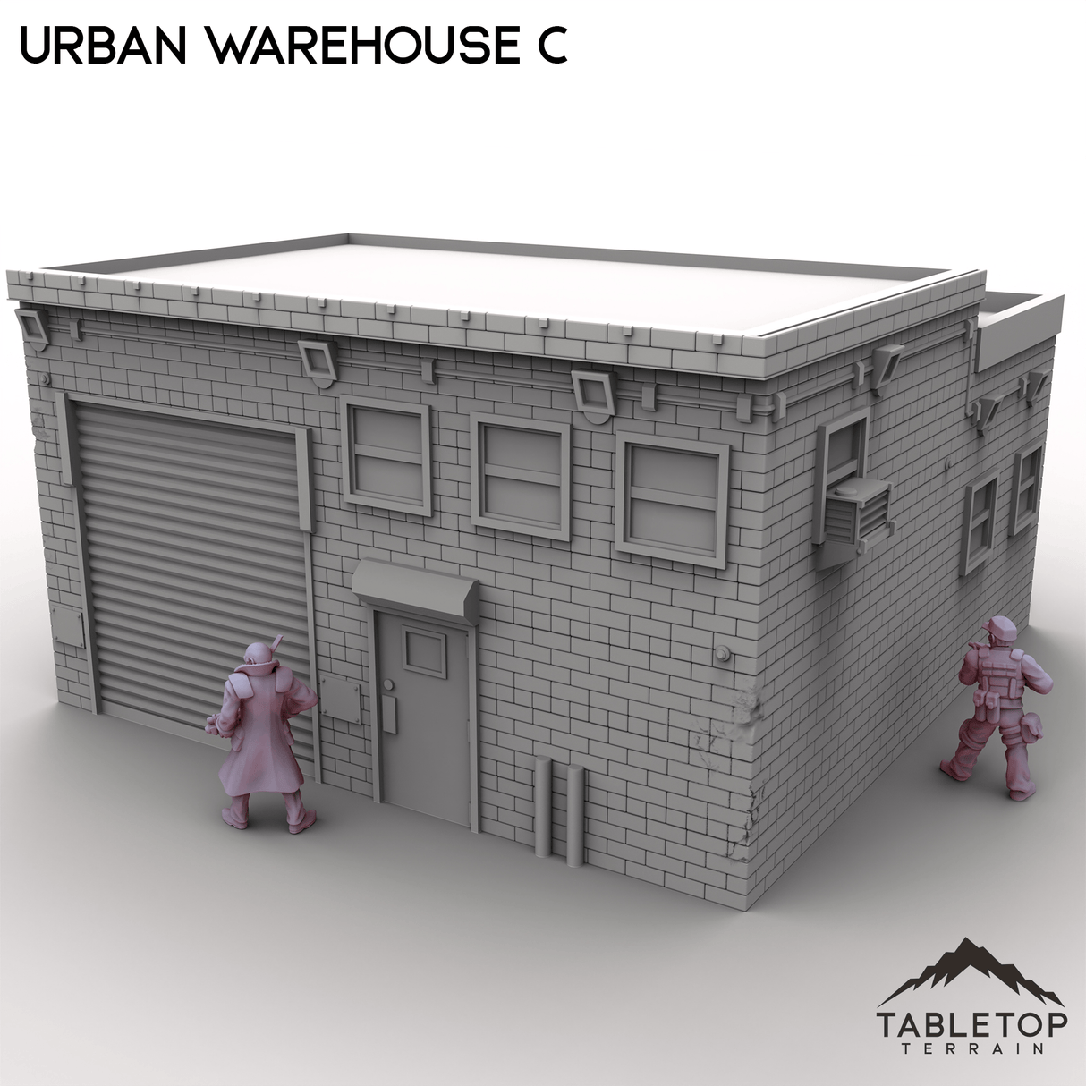 Tabletop Terrain Building Urban Warehouse C