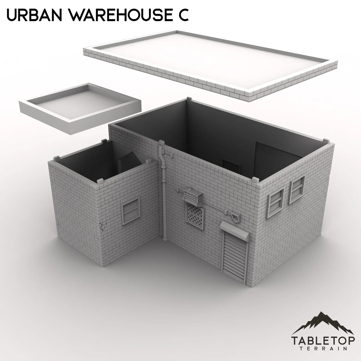 Tabletop Terrain Building Urban Warehouse C