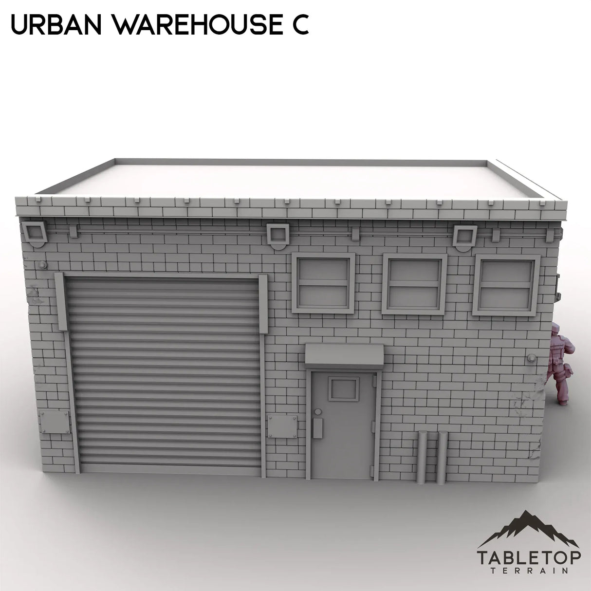 Tabletop Terrain Building Urban Warehouse C