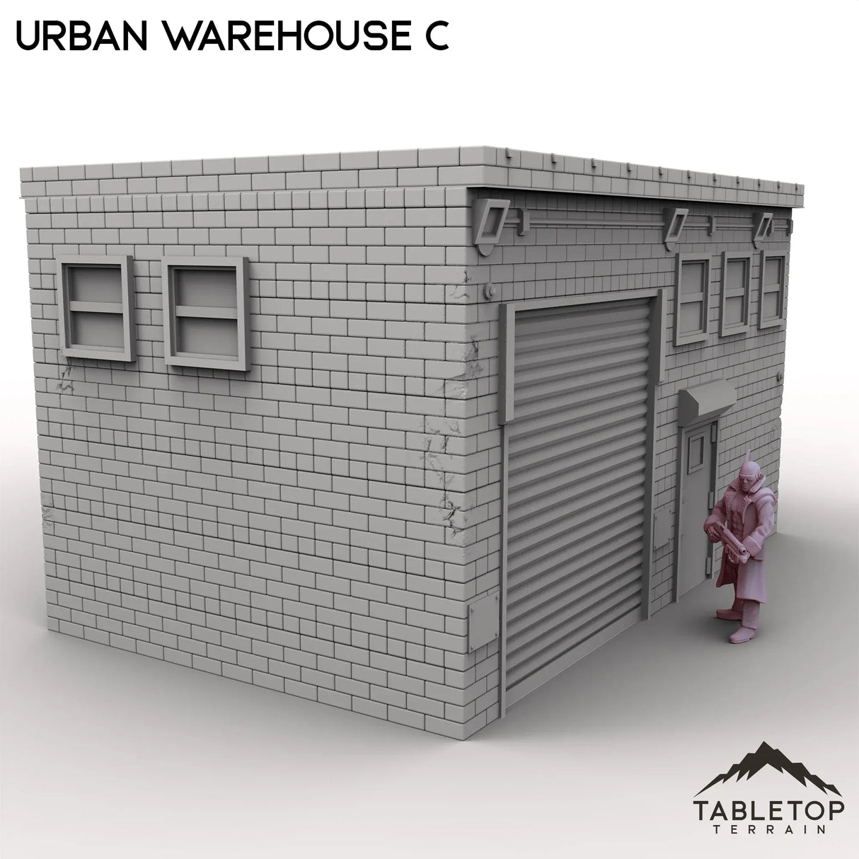 Tabletop Terrain Building Urban Warehouse C