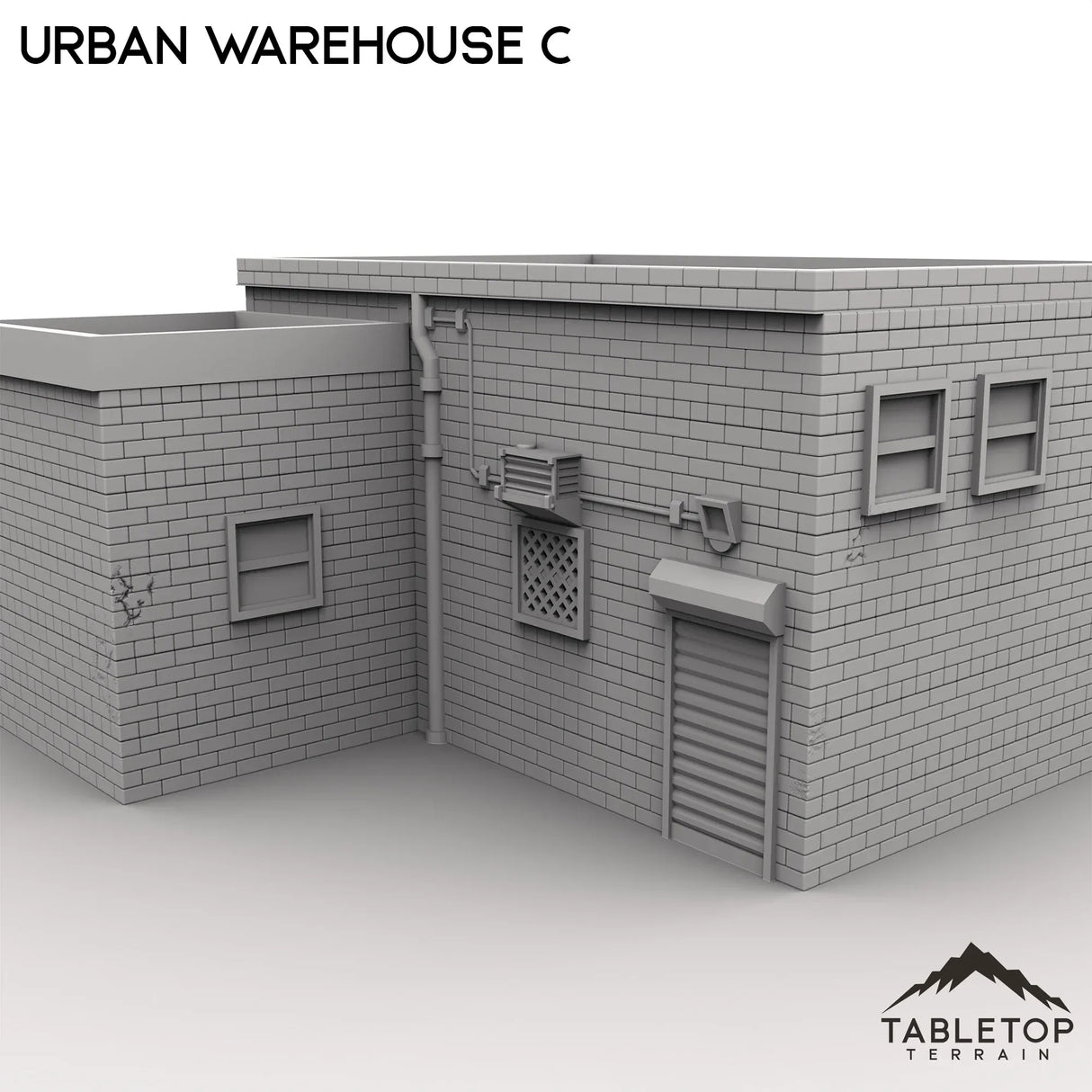 Tabletop Terrain Building Urban Warehouse C