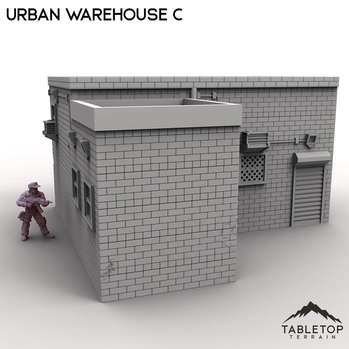 Tabletop Terrain Building Urban Warehouse C