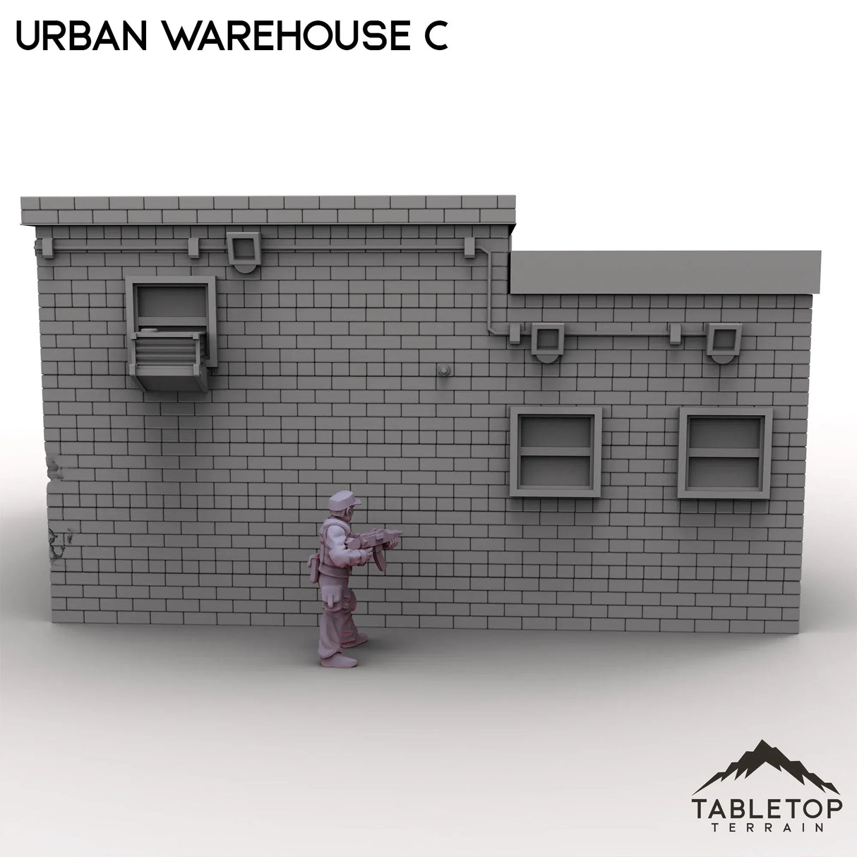 Tabletop Terrain Building Urban Warehouse C