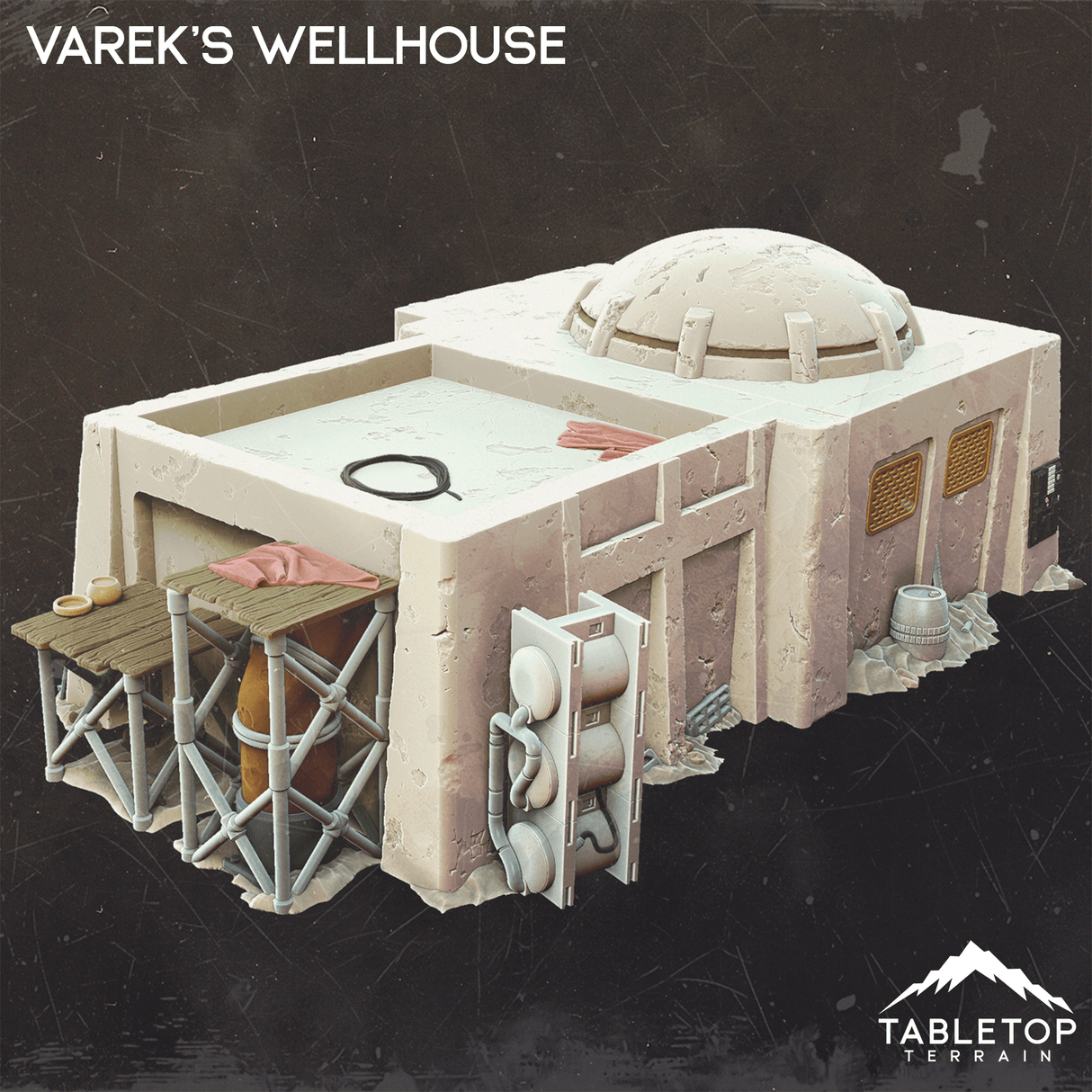 Tabletop Terrain Building Varek's Wellhouse