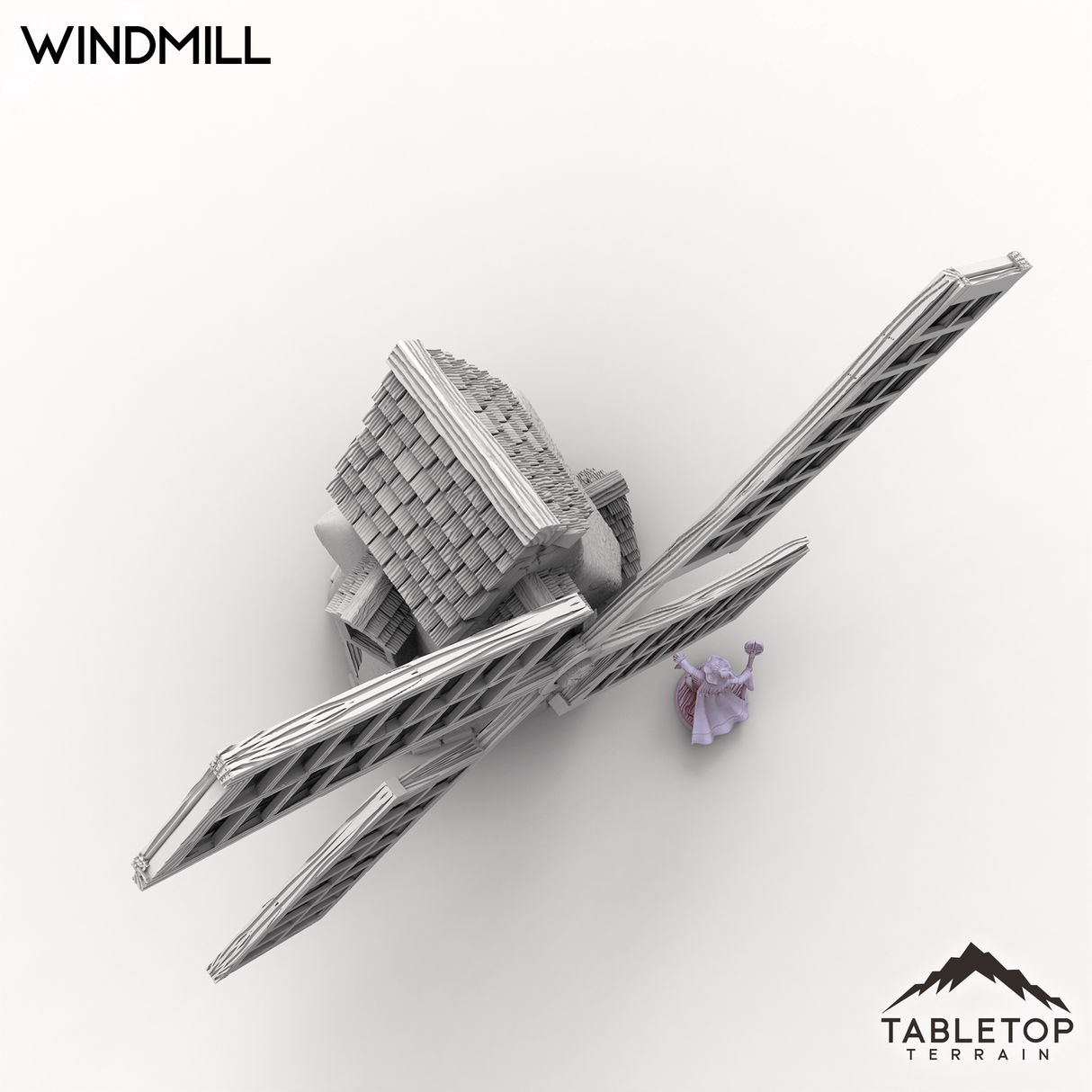 Tabletop Terrain Building Vexed Village - Windmill