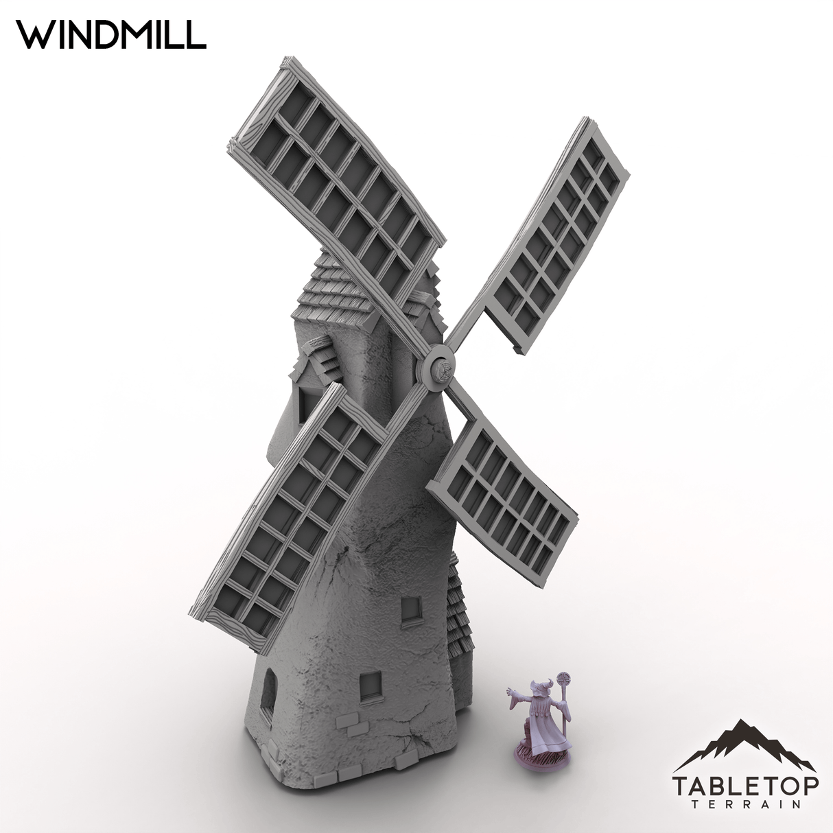 Tabletop Terrain Building Vexed Village - Windmill