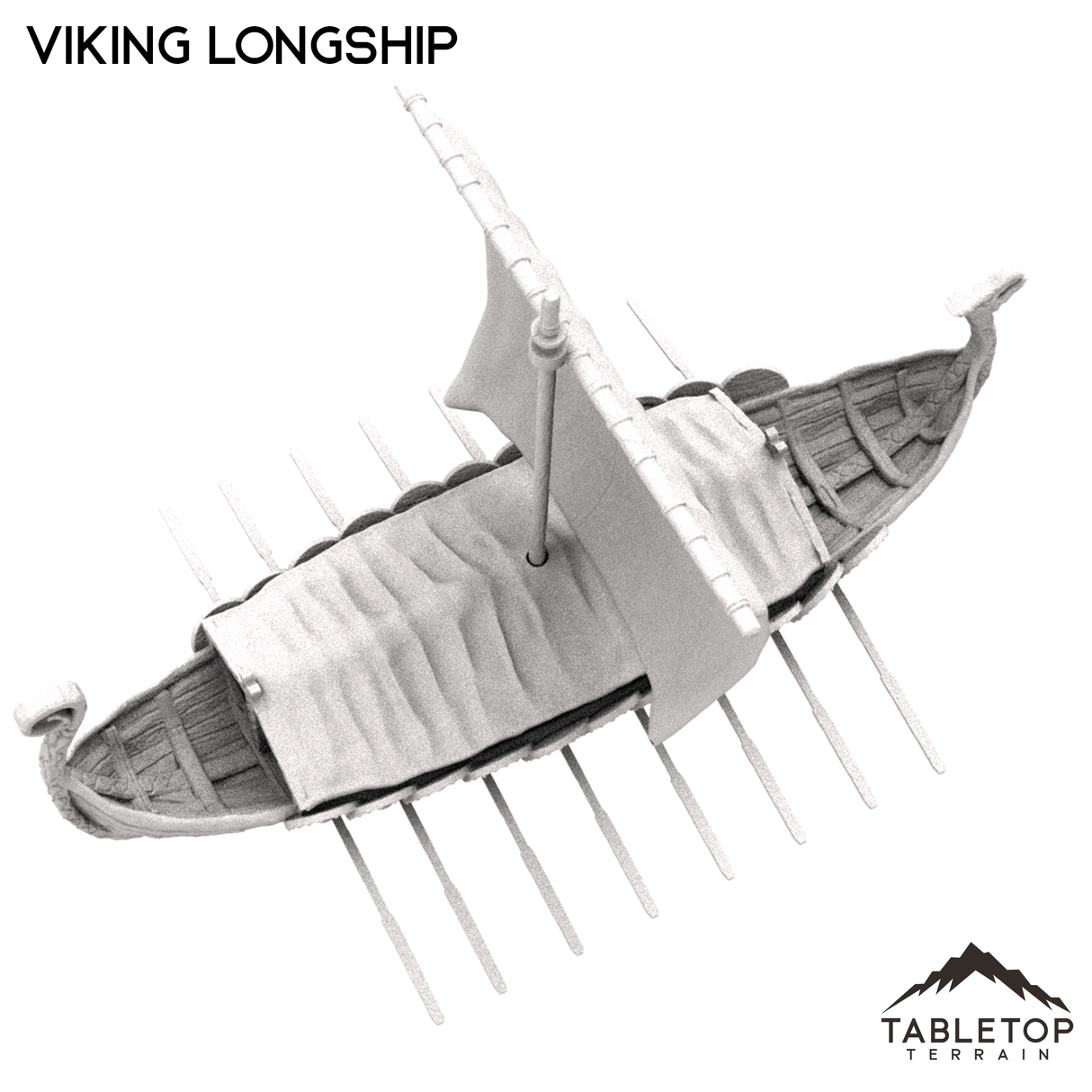 Tabletop Terrain Building Viking Longship