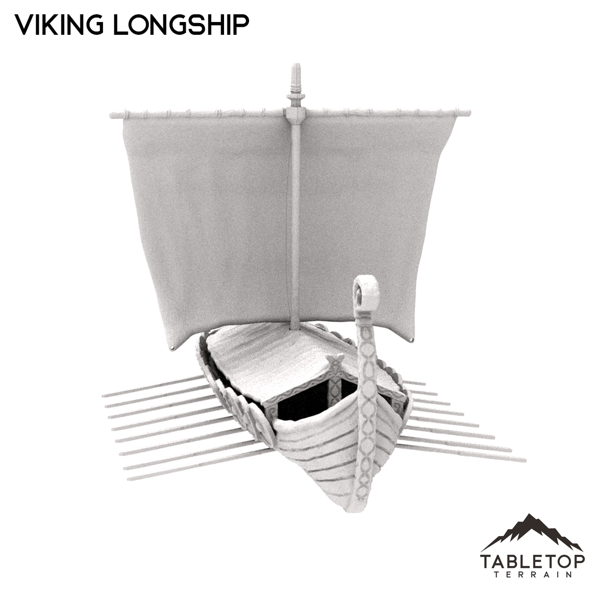 Tabletop Terrain Building Viking Longship