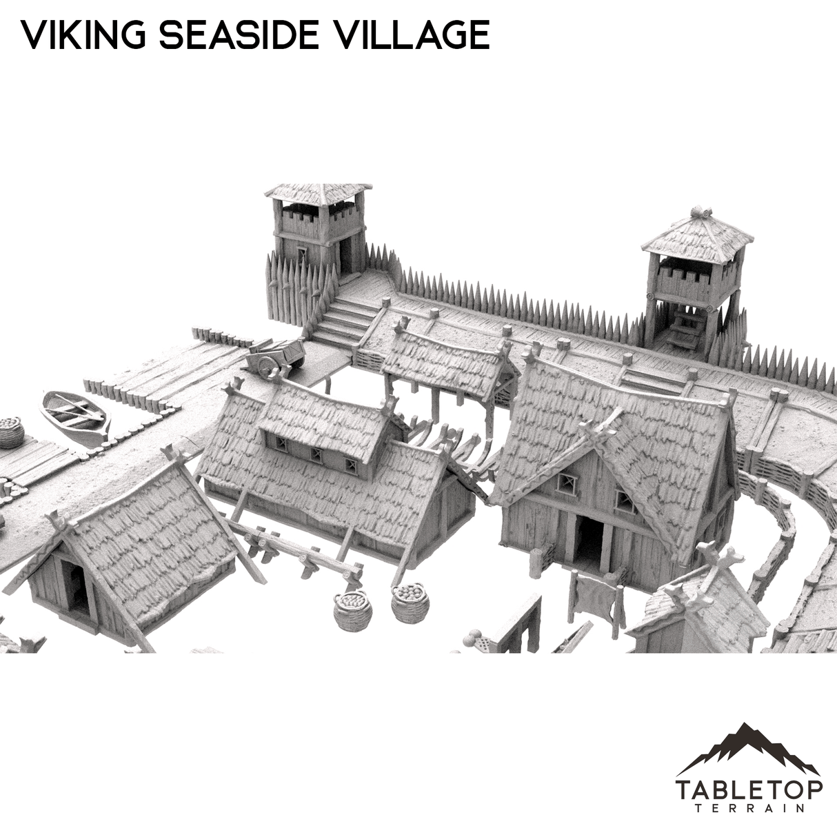 Tabletop Terrain Building Viking Seaside Village