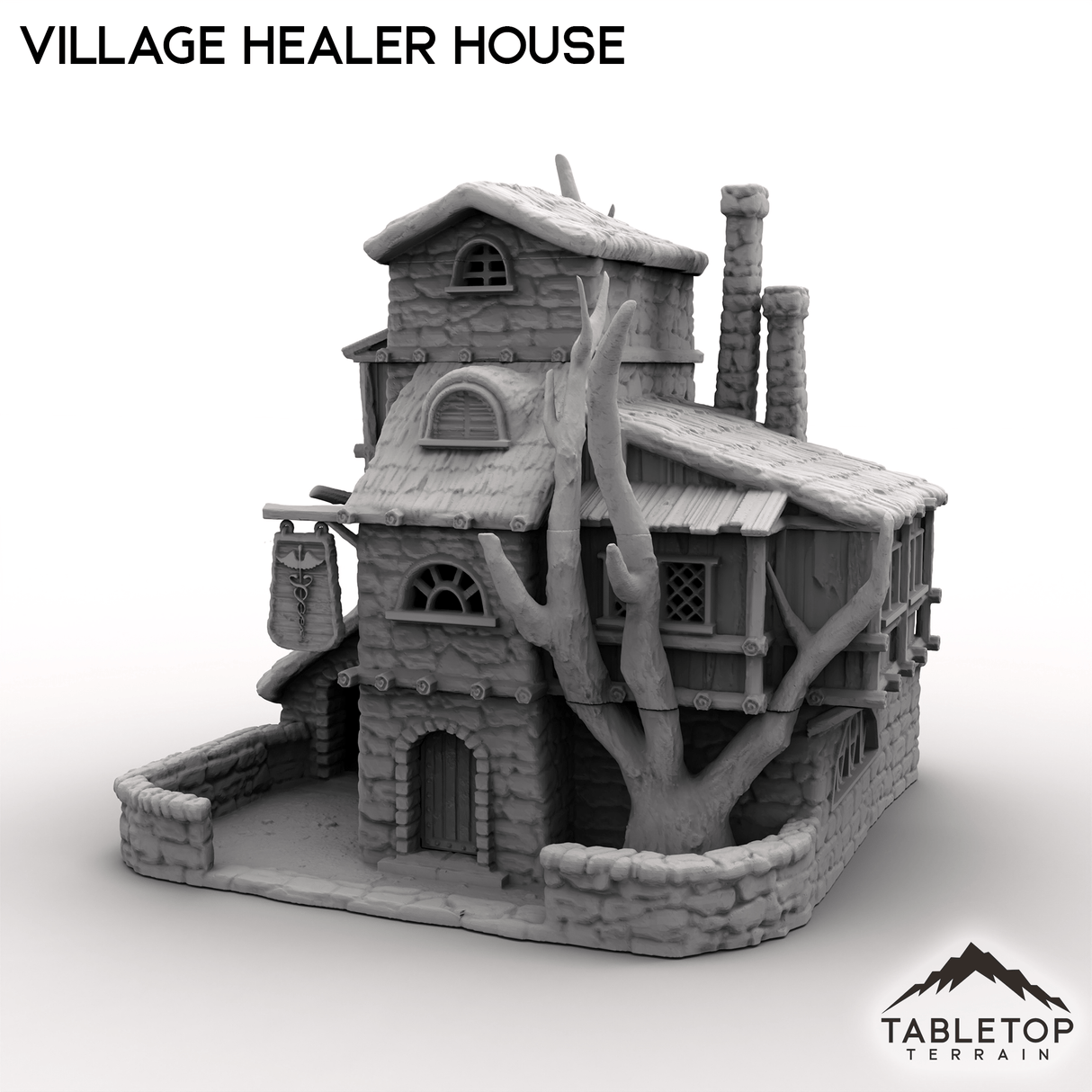 Tabletop Terrain Building Village Healer House