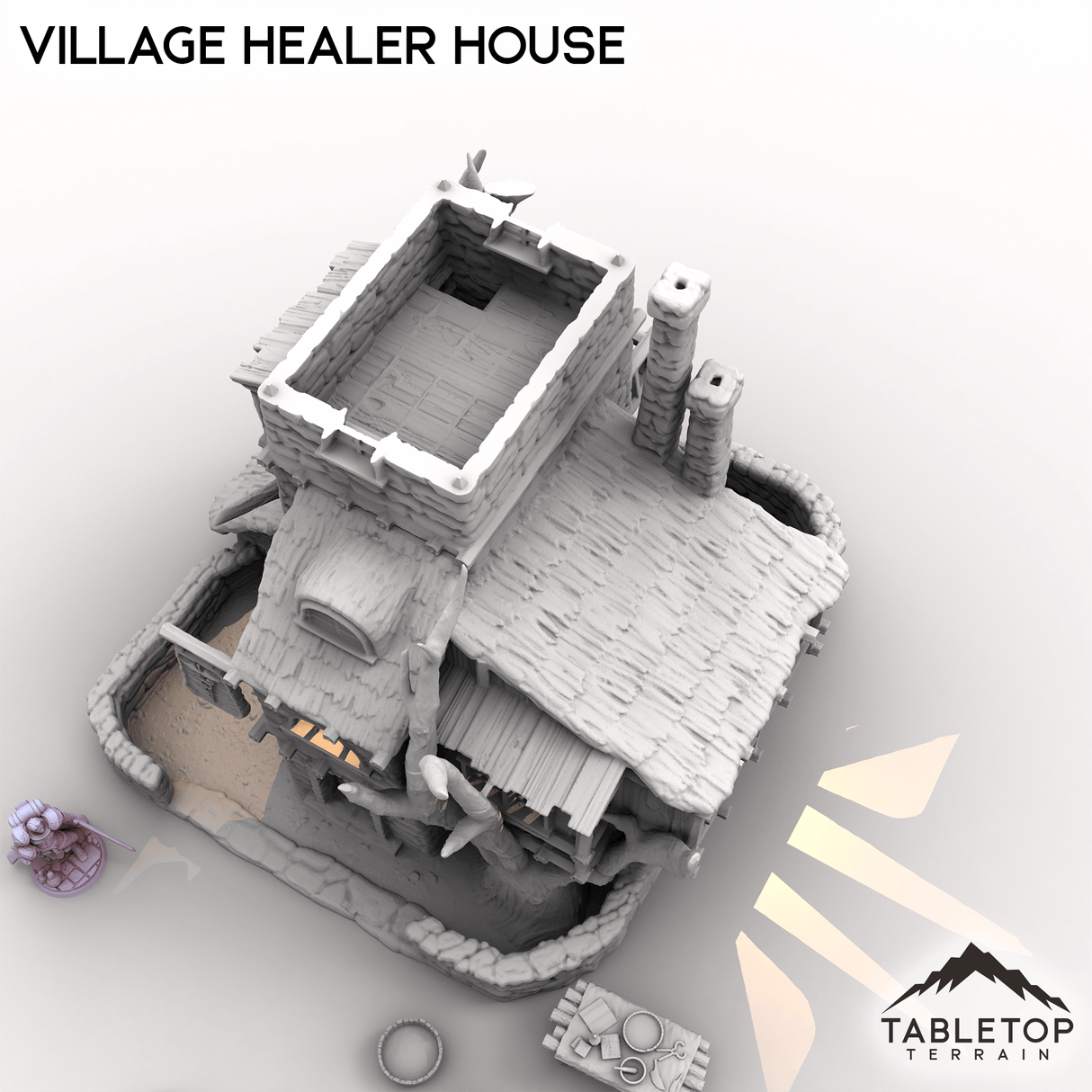 Tabletop Terrain Building Village Healer House