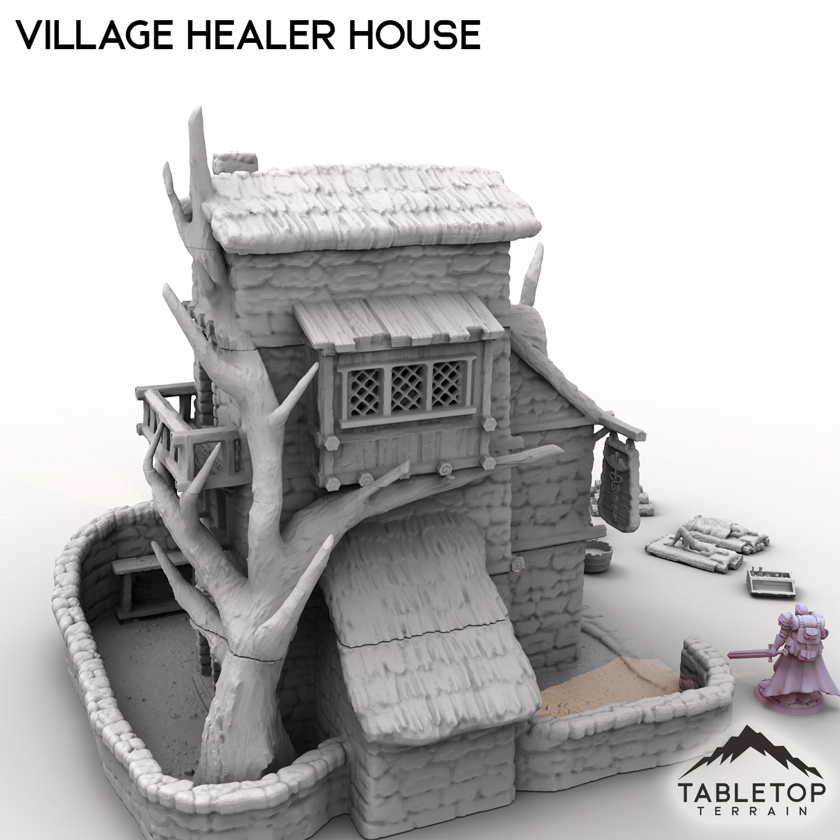 Tabletop Terrain Building Village Healer House