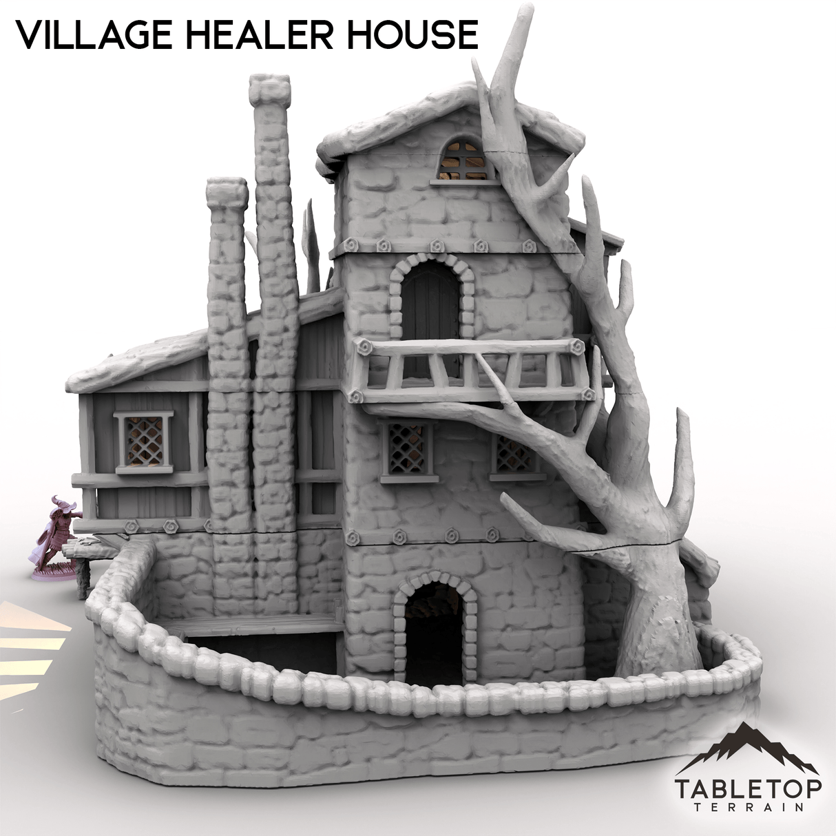Tabletop Terrain Building Village Healer House