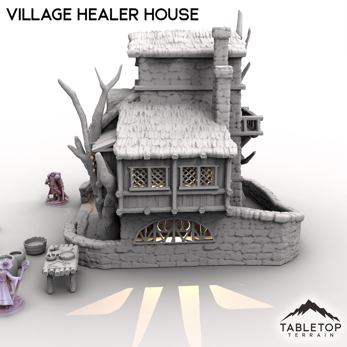 Tabletop Terrain Building Village Healer House