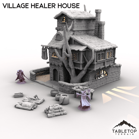 Tabletop Terrain Building Village Healer House