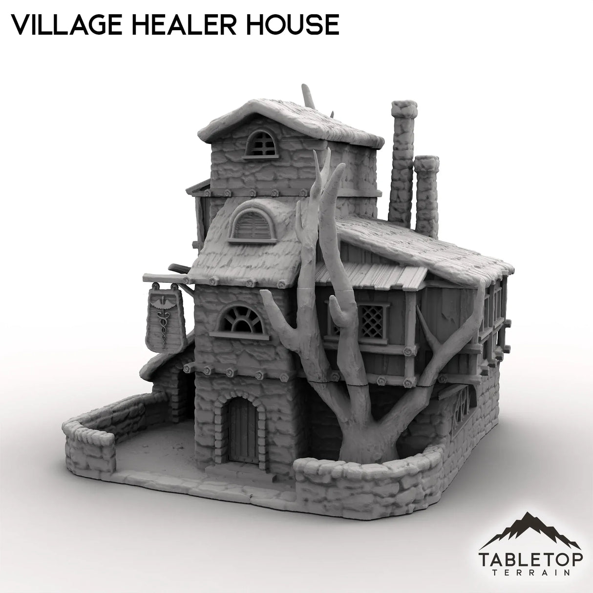 Tabletop Terrain Building Village Healer House