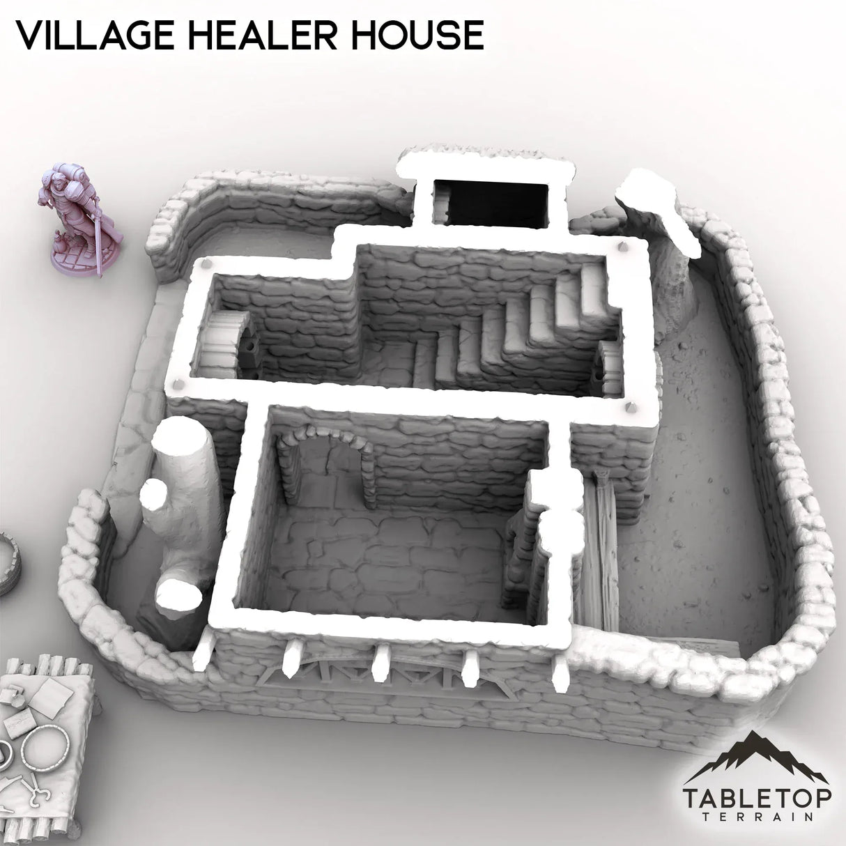 Tabletop Terrain Building Village Healer House