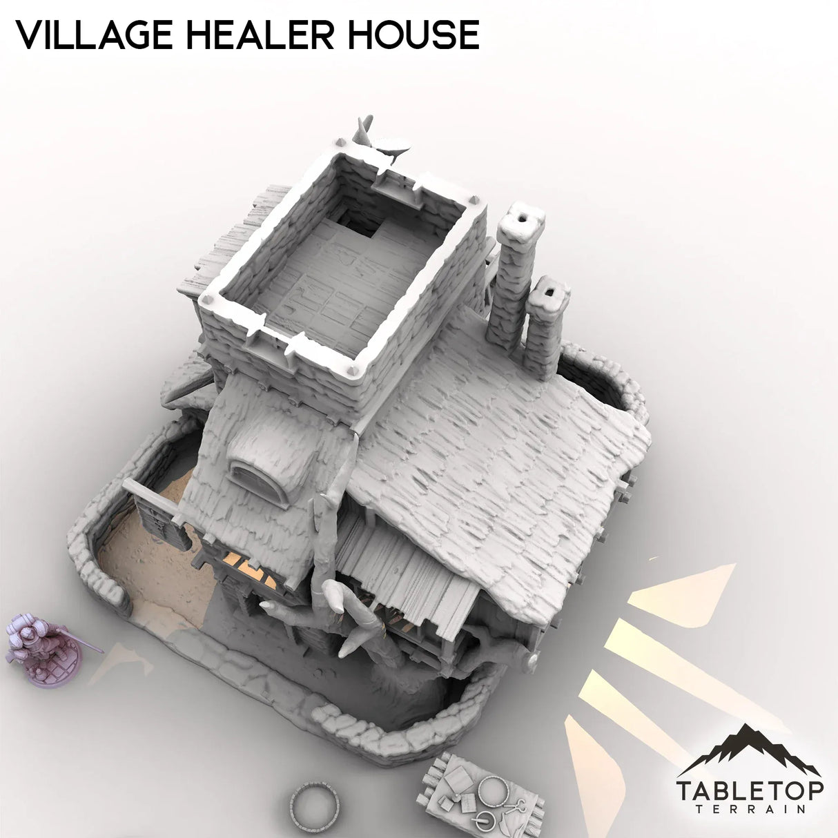 Tabletop Terrain Building Village Healer House