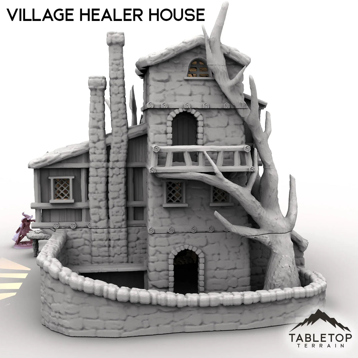 Tabletop Terrain Building Village Healer House