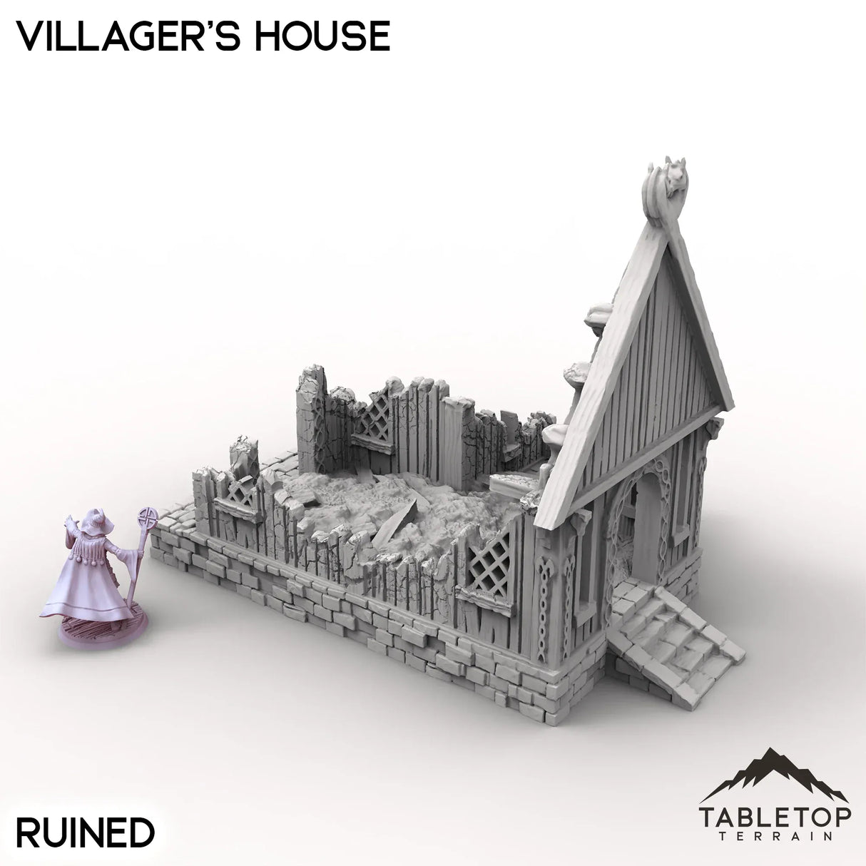 Tabletop Terrain Building Villager's House - Kingdom of Saxonia