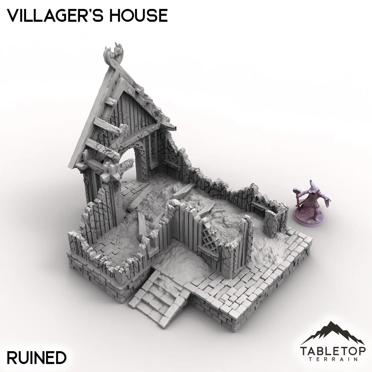 Tabletop Terrain Building Villager's House - Kingdom of Saxonia