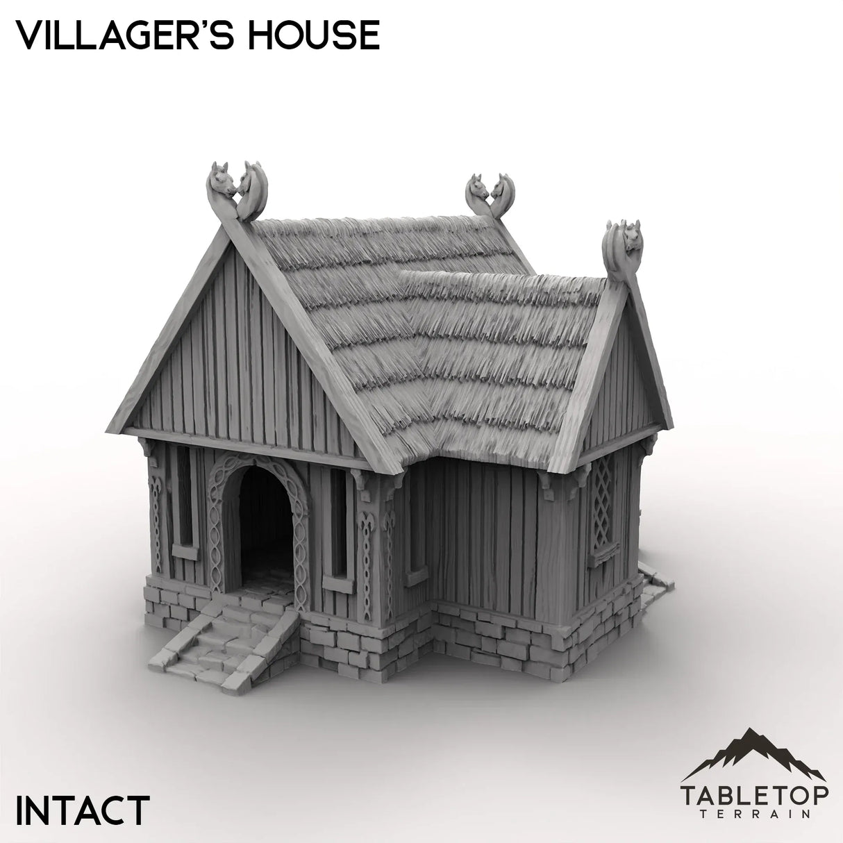Tabletop Terrain Building Villager's House - Kingdom of Saxonia