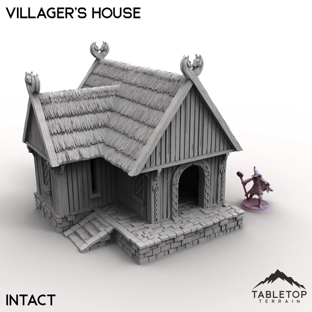 Tabletop Terrain Building Villager's House - Kingdom of Saxonia