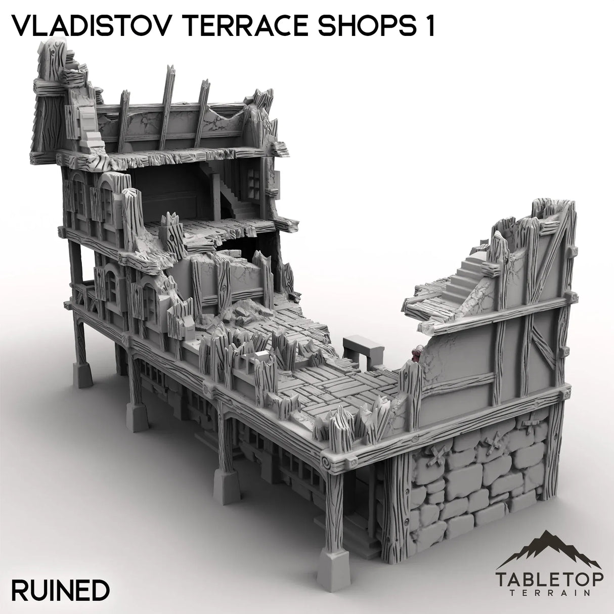 Tabletop Terrain Building Vladistov Terrace Shops 1