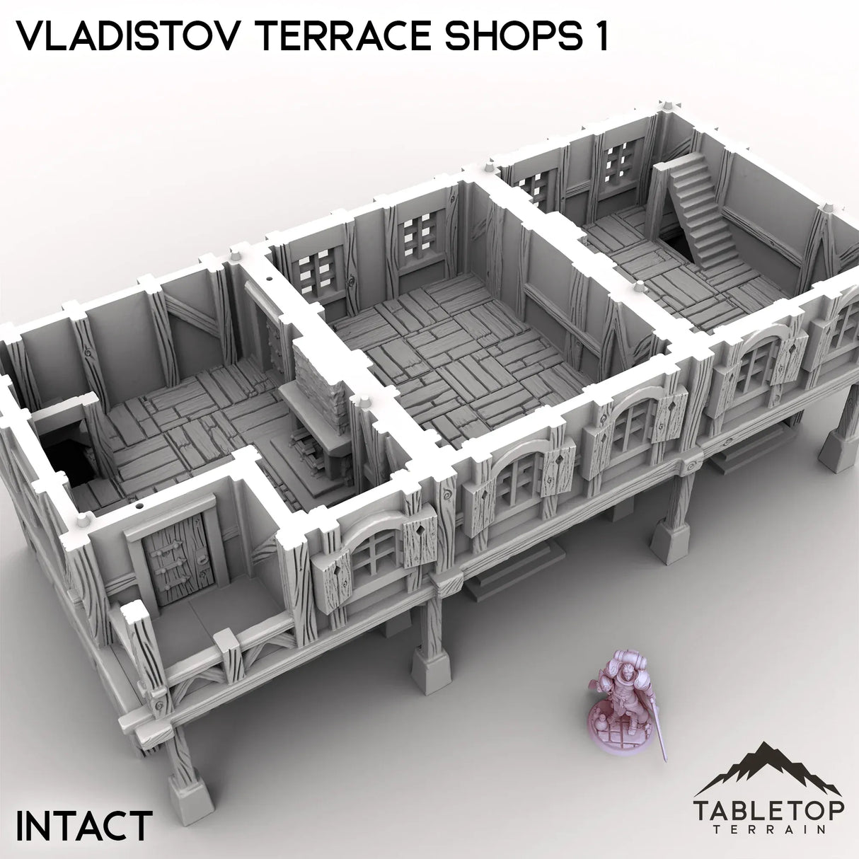 Tabletop Terrain Building Vladistov Terrace Shops 1