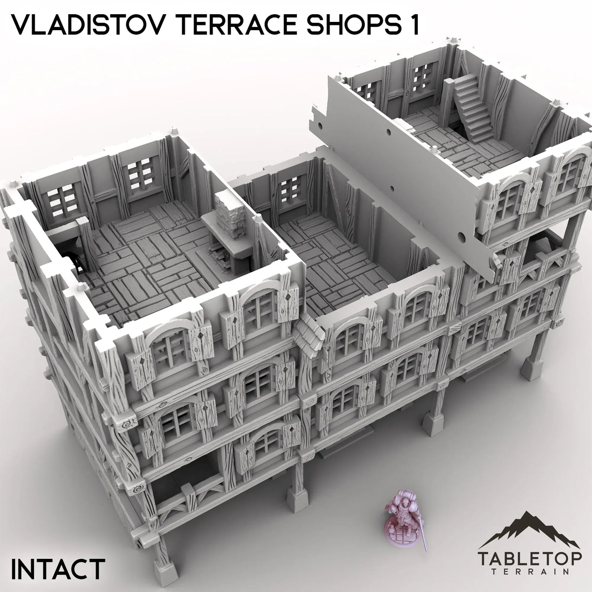 Tabletop Terrain Building Vladistov Terrace Shops 1